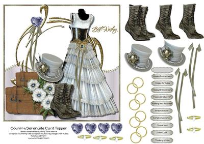 Country Serenade Card Topper 1