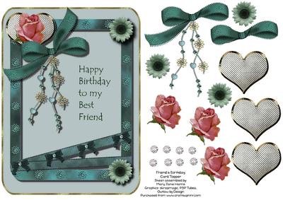 Friend's Birthday Card Topper