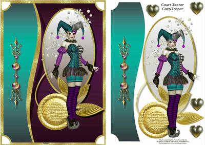 Court Jester Card Topper 3