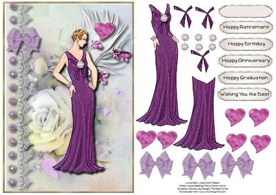 Lavender Lady Card Front 1