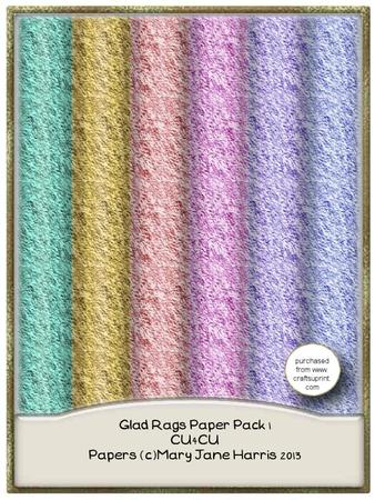 Glad Rags Paper Pack 1 - Cu4cu