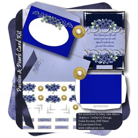 Passion & Pearls Card & Envelope Kit