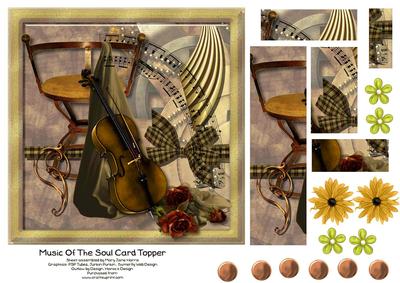 Music of the Soul Card Topper