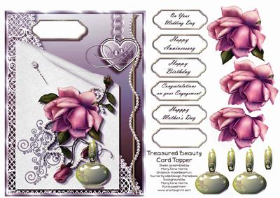 Treasured Beauty Card Topper 2