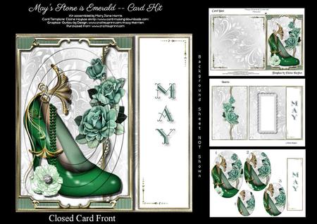 May's Stone is Emerald - Card Kit