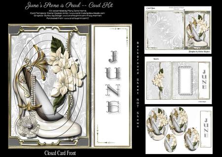 June's Stone is Pearl - Card Kit