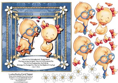 Lucky Ducky Card Topper 1