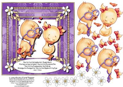 Lucky Ducky Card Topper 2