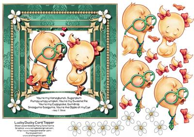 Lucky Ducky Card Topper 3