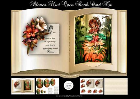 Florica Open Book Card Mini Kit