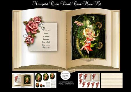Marigold Open Book Card Mini Kit