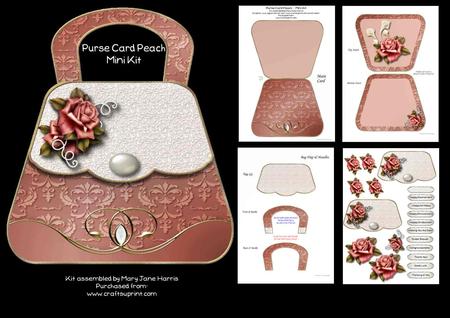 Purse Card Peach - Mini Kit