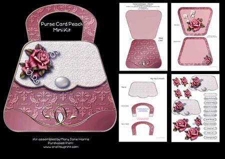 Purse Card Pink - Mini Kit