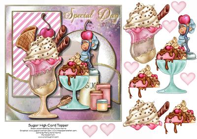 Sugar High Card Topper 1