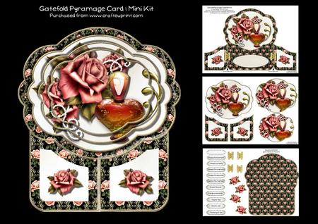 Gatefold Pyramage Card 1 Mini Kit