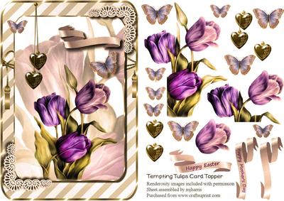 Tempting Tulips Card Topper 3