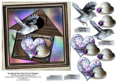 Building Her Nest Card Topper 2