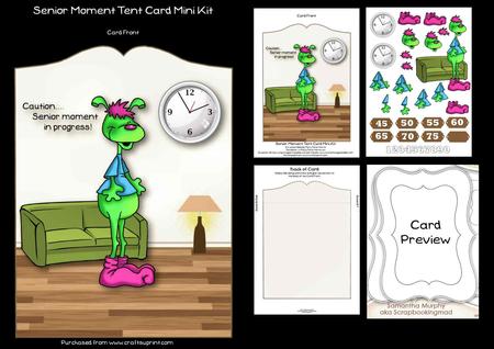 Senior Moment Tent Card Mini Kit