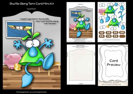 Shuffle Along Tent Card Mini Kit