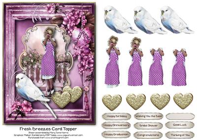 Fresh Breezes Card Topper 1