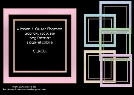 6 Inner & Outer Frames - Cu4cu