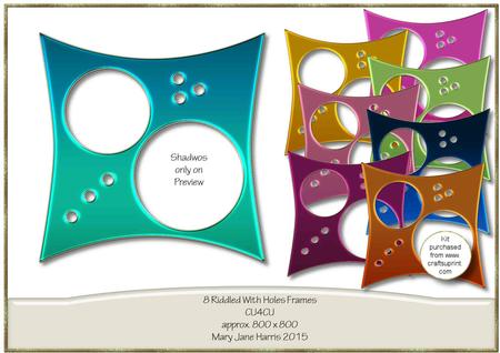 8 Riddled with Holes Frames - Cu4cu