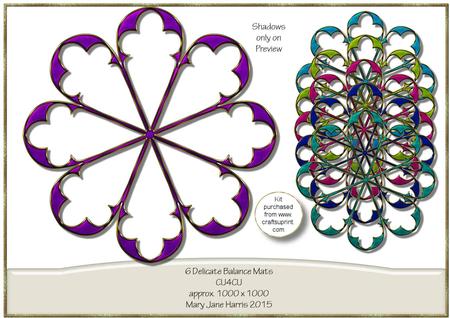 6 Delicate Balance Mats - Cu4cu
