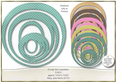 6 Loop-the-loope Mats - Cu4cu