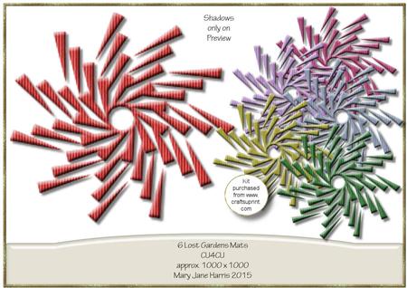 6 Lost Gardens Mats - Cu4cu