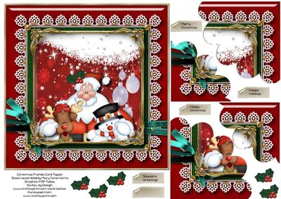 Christmas Friends Card Topper