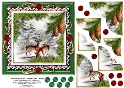 Christmas in the Forest Card Topper