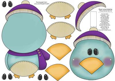 Little Birdy Flip-up Card 2