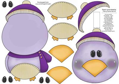 Little Birdy Flip-up Card 3