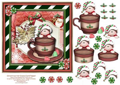 Christmas Hot Cocoa Card Topper