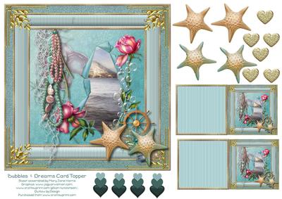 Bubbles & Dreams Card Topper 1