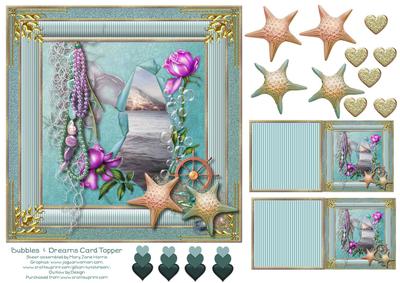 Bubbles & Dreams Card Topper 2