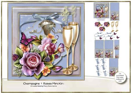 Champagne & Roses Mini Kit 1