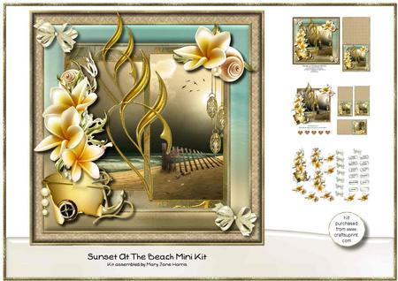 Sunset at the Beach Mini Kit