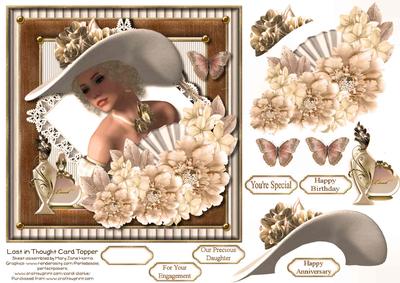 Lost in Thought Card Topper 2