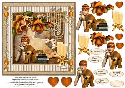 A Very Special Day Card Topper