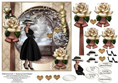 Sophistication & Beauty Card Topper