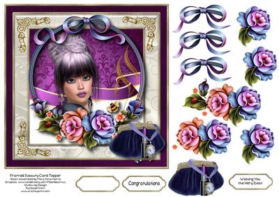Framed Beauty Card Topper 2