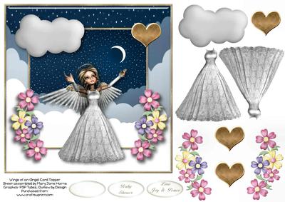 Wings of an Angel Card Topper