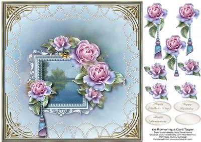 8x8 Romantique Card Topper 1