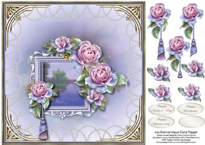 8x8 Romantique Card Topper 2