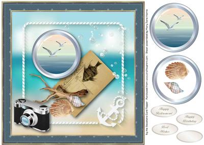 By the Seashore Card Topper