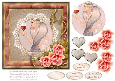 Celebrate Good Times Card Topper