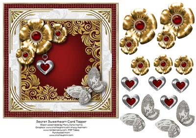Secret Sweetheart Card Topper 1