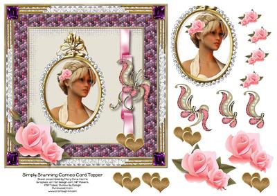 Simply Stunning Cameo Card Topper 1
