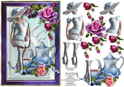 Welcome to Tea Time Card Topper